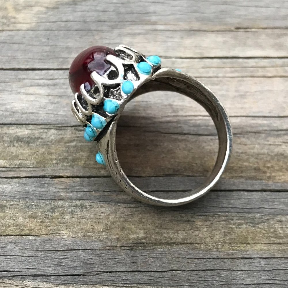 Valentines Day Gift For Him Men Ring Fashion Jewel - Picture 7 of 10